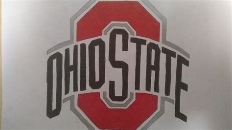 How to draw the Ohio State logo - YouTube