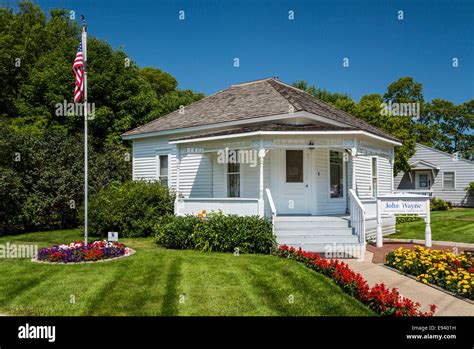 The birthplace home of John Wayne in Winterset, Iowa, USA Stock Photo - Alamy