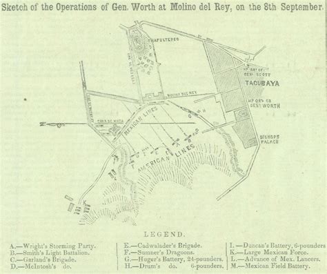 Battle Of Chapultepec Map