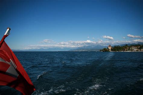 Lake Geneva (Lake Léman), one of the biggest lakes of Europe