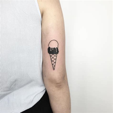 Ice cream cone tattoo | TATTOO