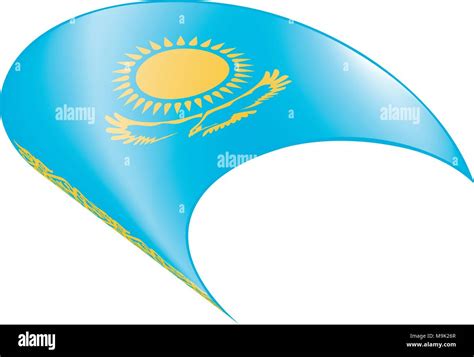 Kazakhstan flag, vector illustration Stock Vector Image & Art - Alamy