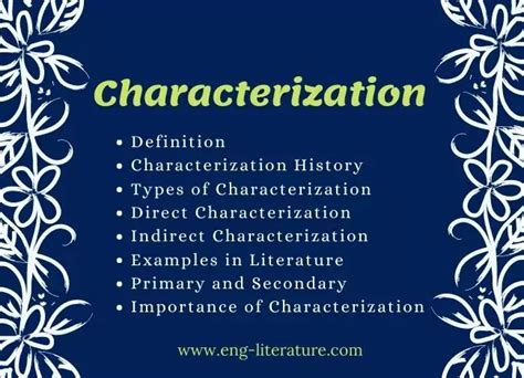 Characterization | Definition, Types, Importance, Examples in Literature - All About English ...