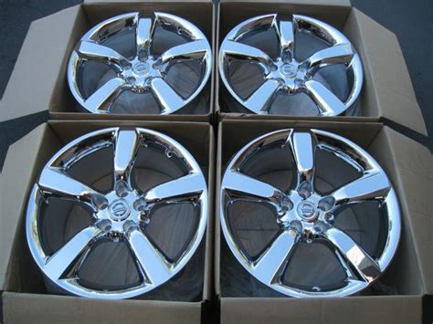 Buy 18" NISSAN 350z FACTORY OEM CHROME WHEELS MAXIMA ALTIMA G35 GS430 ...