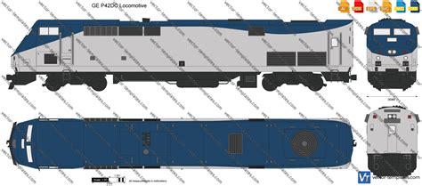 Templates - Trains - Trains E-G - GE P42DC Locomotive