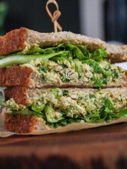 The Best Curried Canned Tuna Sandwich | Desi~licious RD