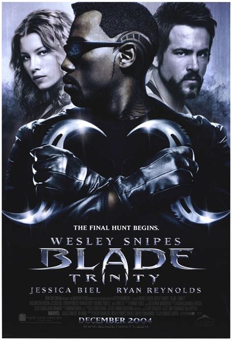 Blade: Trinity (2004) Poster | Vampire movies, Blade movie, Good movies