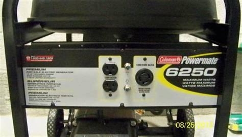 COLEMAN POWERMATE 6250 GENERATOR for Sale in Melbourne, Florida ...