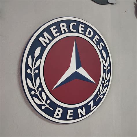 Mercedes-benz Wall Decor Mercedes-benz Wood Sign - Etsy