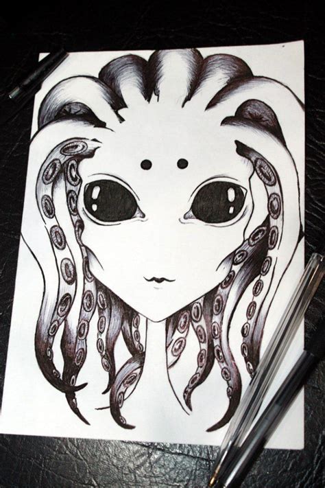 tentakel girl #alien #tentakel #girl #drawing | drawing | Pinterest ...