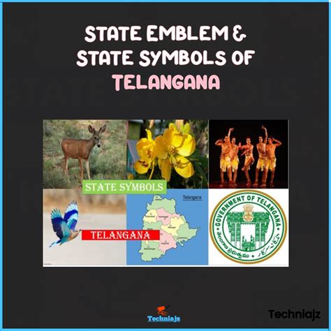 State Emblem and State Symbols of Telangana - TechniAjz - Medium