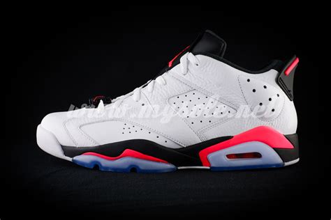 Air Jordan 6 Low White Infrared 23 Black - Sneaker Bar Detroit