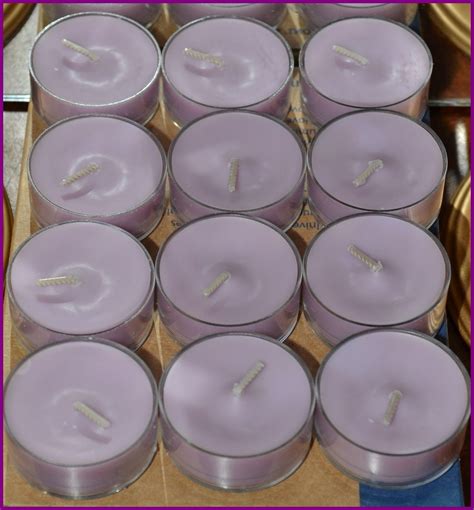 PartyLite Tealight Candles - 1 Box - 1 Dozen Tealights - 12 CANDLES BE – Plastic Glass and Wax ~ PGW