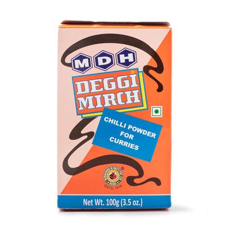 MDH Deggi Mirch Powder 100 g in 2022 | Spice blends, Powder, Chilli powder