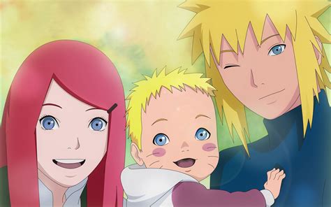 Wallpaper Naruto Minato Kushina