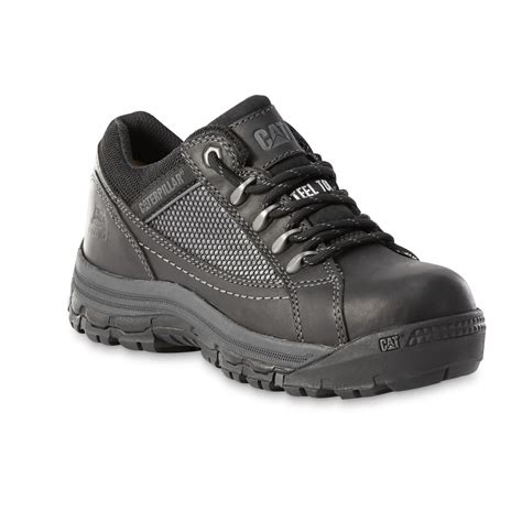 Cat Footwear Women's Champs Black Steel Toe Work Shoe - Wide Width Available