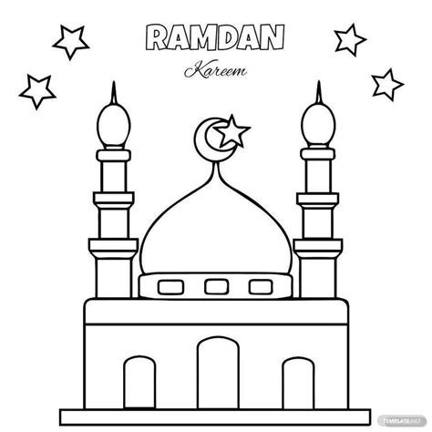 Easy Ramadan Drawing in EPS, Illustrator, JPG, PSD, PNG, SVG - Download | Template.net