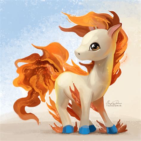 077 - Ponyta by TsaoShin on DeviantArt