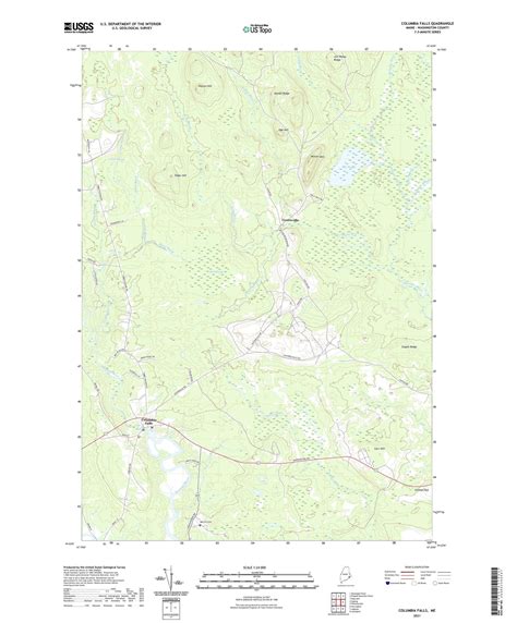 Columbia Falls Maine US Topo Map – MyTopo Map Store