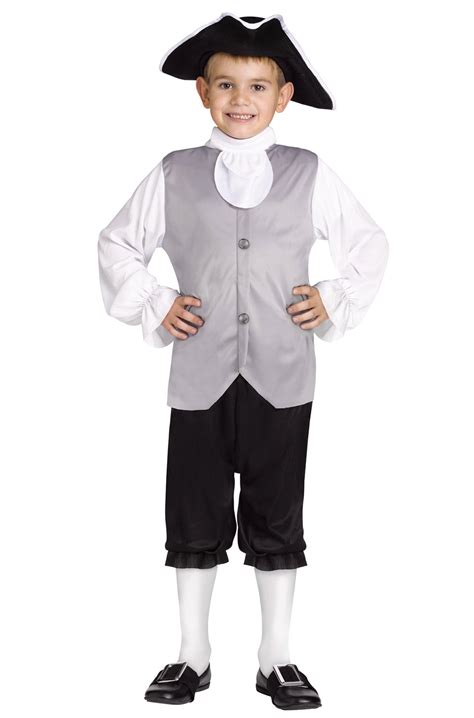 Historical Colonial Boy Child Costume - PureCostumes.com