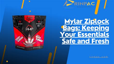 Mylar Ziplock Bags: Keeping Your Essentials Safe and Fresh - RinPac