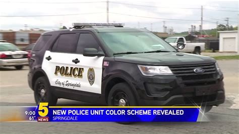 Springdale Police Unveil New Color Scheme To Connect With Community ...