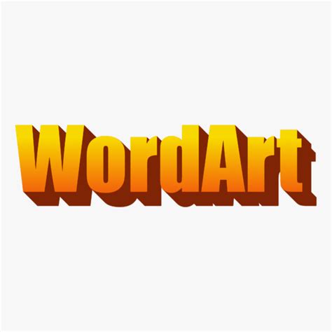 Logo WordArt Style 3D Text as Word Software - Text generator