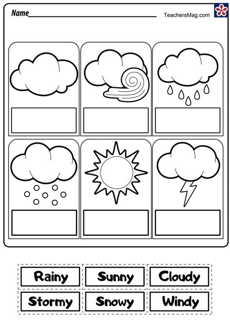 Weather Worksheets | TeachersMag.com