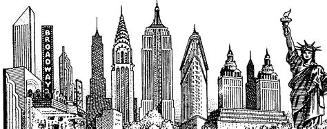 New York City Skyline Sketch | Email This BlogThis! Share to Twitter ...