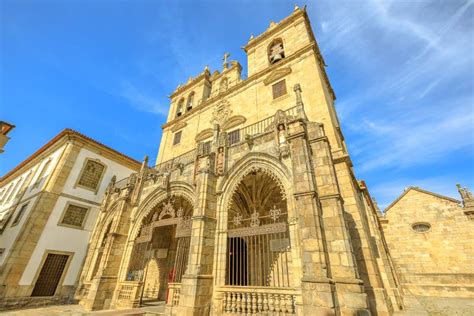 Braga Cathedral facade stock photo. Image of religion - 112725996