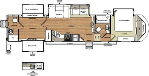 5th Wheel Front Bunkhouse Floor Plans