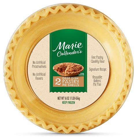 Marie Callender's Pastry Pie Shells, 16 Oz, 2 Ct (Frozen) - Walmart.com - Walmart.com