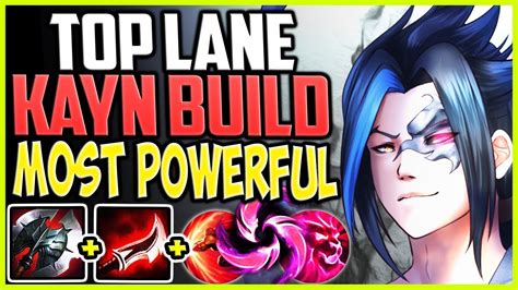 TOP LANE KAYN BUILD! MOST POWERFUL CHAMPION EVER! TOP AD Kayn vs Kled Season 9 Gameplay - YouTube