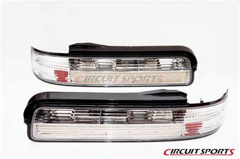 Circuit Sports Fully Transparent LED Tail Light Kit 2 pcs for Nissan 240SX Coupe '89-'94 ...