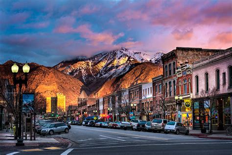 Downtown Ogden Utah Photograph by Michael Ash