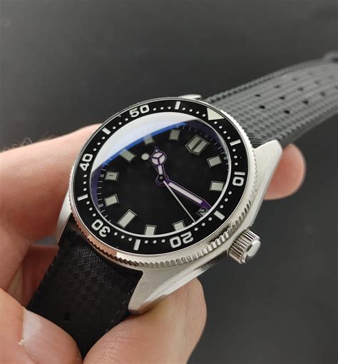 [WTS] Seiko SKX013 Black/Purple Lume Mod : r/Watchexchange