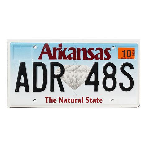 2022 Arkansas #ADR48S | Old License Plates