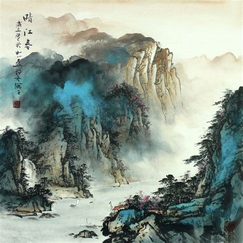 Chinese landscape painting, Chinese landscape, Landscape paintings