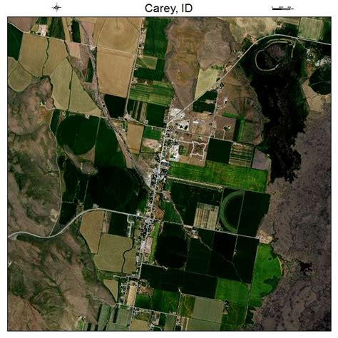 Aerial Photography Map of Carey, ID Idaho