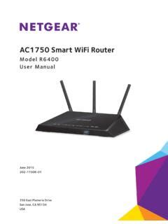 AC1750 Smart WiFi Router - Netgear / ac1750-smart-wifi-router-netgear.pdf / PDF4PRO