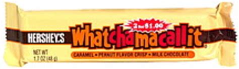 Whatchamacallit Bars - 1.7 oz, Nutrition Information | Innit