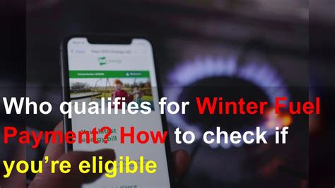 Who qualifies for Winter Fuel Payment? How to check if you’re eligible - YouTube