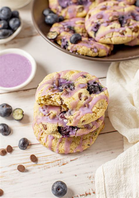 Blueberry Chocolate Chip Cookies | Wishes and Dishes