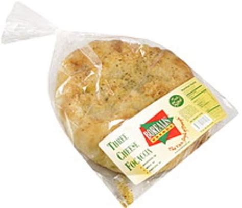 Borealis Breads Three Cheese Focaccia Bread - 16 oz, Nutrition Information | Innit