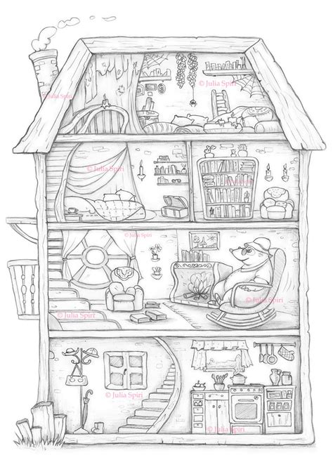 Barbie Doll House Coloring Pages