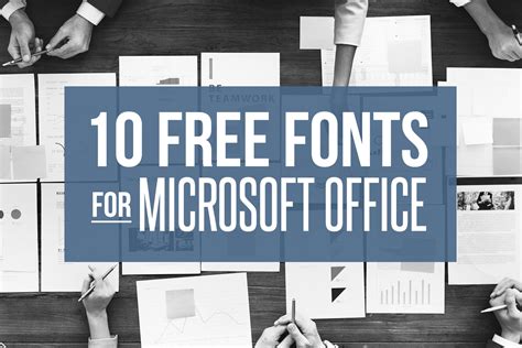 10 FREE fonts for Microsoft Office | Font Bundles Blog