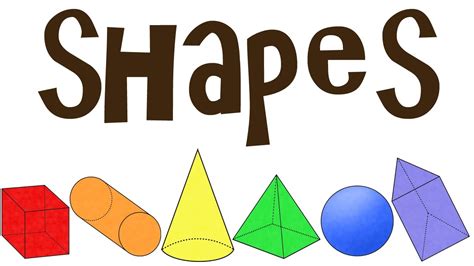 3d Shapes for Children - YouTube