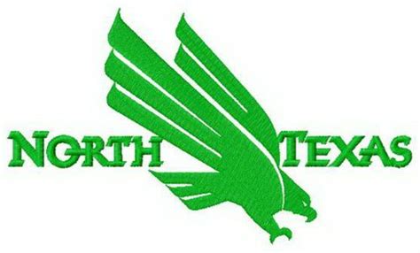 North Texas Mean Green logo embroidery design | Green logo, Embroidery ...