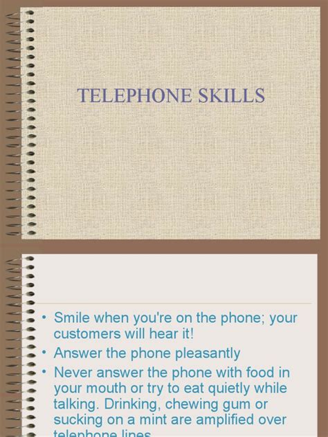 Telephone Skills | PDF