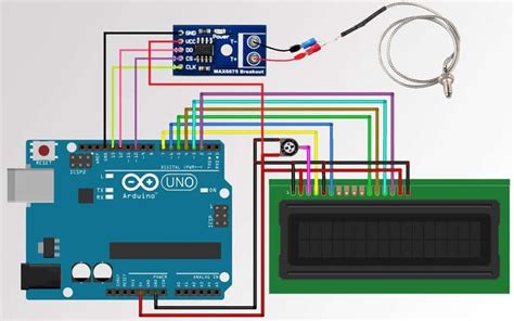 Industrial Thermometer With MAX6675 Thermocouple Arduino, 40% OFF